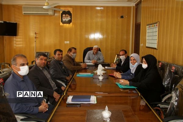 بازدید نمایندگان اداره‌کل آموزش و پرورش خوزستان از پروژه مهر مدارس شهرستان بهبهان