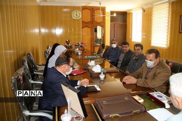 بازدید نمایندگان اداره‌کل آموزش و پرورش خوزستان از پروژه مهر مدارس شهرستان بهبهان