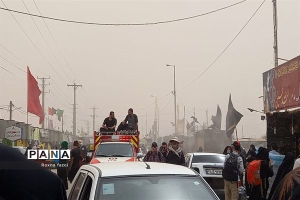 خدمت‌رسانی مواکب خدام اربعین حسینی در مرز شلمچه