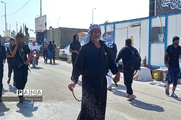 خدمت‌رسانی مواکب خدام اربعین حسینی در مرز شلمچه