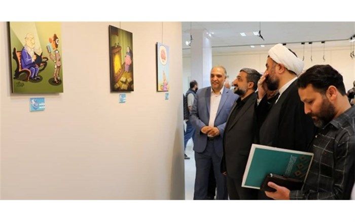افتتاح نمایشگاه «نهضت سوادآموزی از دریچه هنر» در اردبیل
