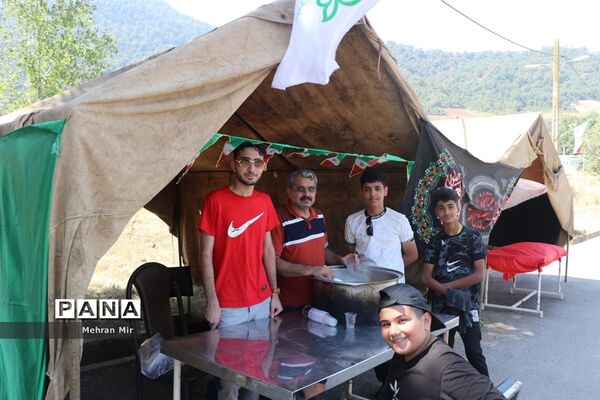 اردوی قطبی پسران عضو سازمان دانش‌آموزی استان گلستان