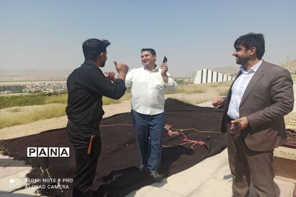 برپایی موکب سازمان دانش‌آموزی در شهرکرد