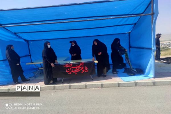 برپایی موکب سازمان دانش‌آموزی در شهرکرد