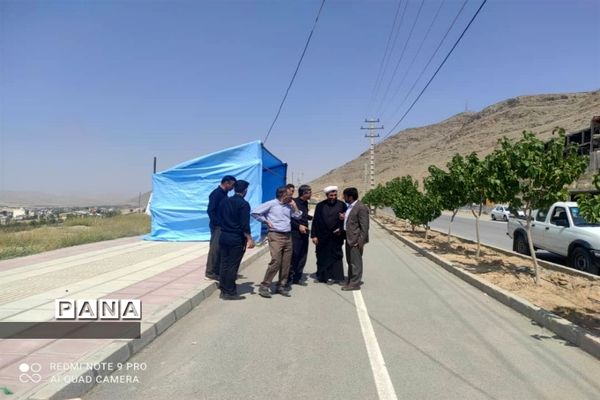 برپایی موکب سازمان دانش‌آموزی در شهرکرد