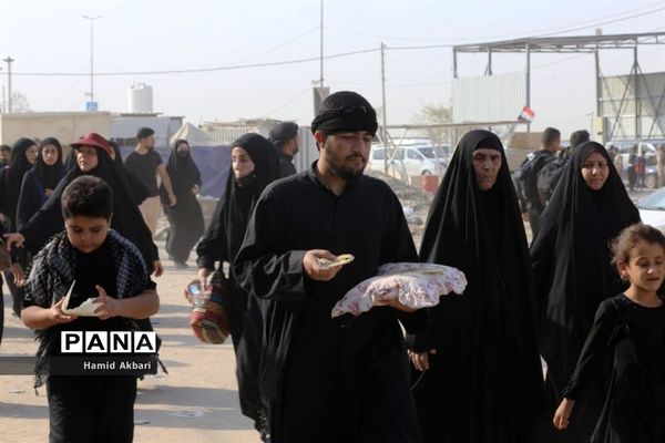 میزبانی مرز تمرچین از زائران اربعین