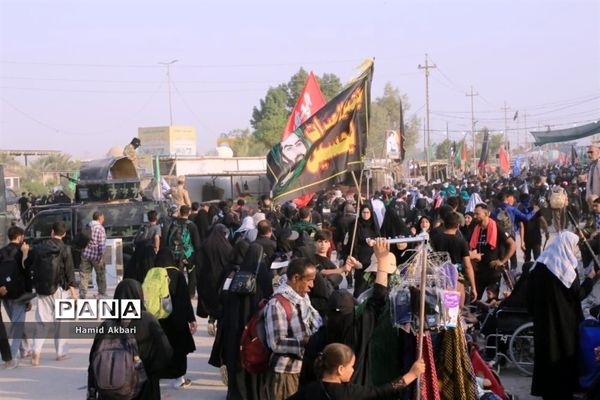 میزبانی مرز تمرچین از زائران اربعین