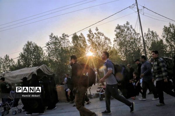 میزبانی مرز تمرچین از زائران اربعین