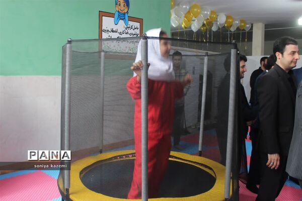 افتتاح کلاس درس تربیت‌بدنی دبستان تورانی ناحیه دو ساری