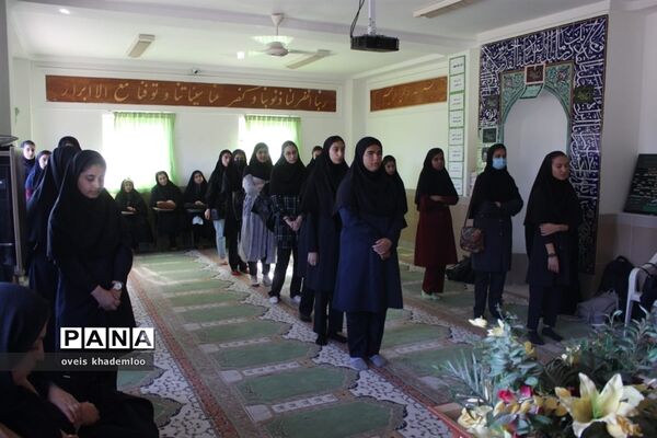 مانور بازگشایی مدارس در دبیرستان توحید