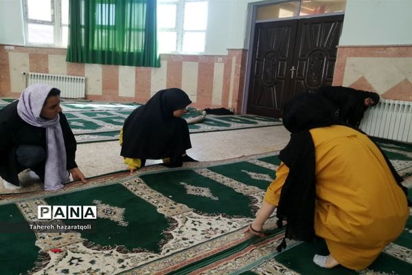 غبارروبی مدارس عصمت و نبوت صفادشت ملارد