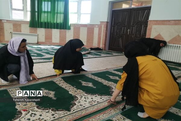 غبارروبی مدارس عصمت و نبوت صفادشت ملارد