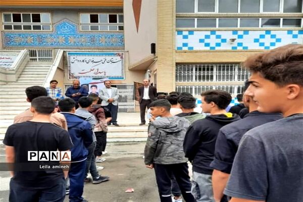 مانور بازگشایی مدارس شهرستان عباس‌آباد