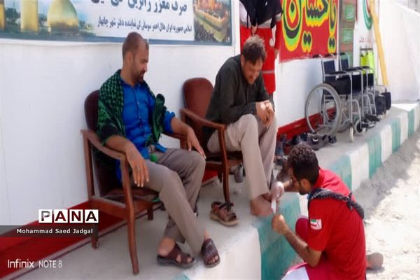 پذیرایی از زائران پاکستانی اربعین در مرز بین‌المللی ریمدان