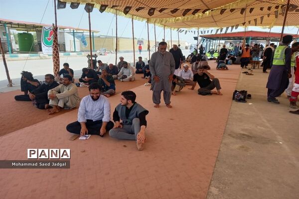 پذیرایی از زائران پاکستانی اربعین در مرز بین‌المللی ریمدان