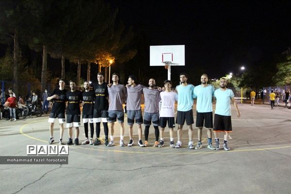 برگزاری اختتامیه مسابقات بسکتبال سه نفره