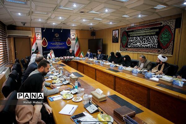 نشست مشترک وزیر آموزش و پرورش با وزیر ‌فرهنگ سوریه