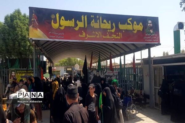 برپایی موکب‌های خدماتی کشورهای مختلف در مسیر نجف به کربلا