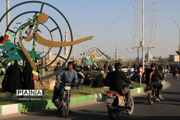 راهپیمایی عاشقان اربعین سیدالشهدا(ع) در قم-1
