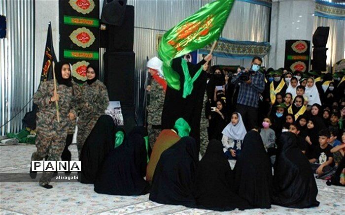 نمایش مذهبی «شهادتنامه» در مصلای باقرشهر به روی صحنه رفت