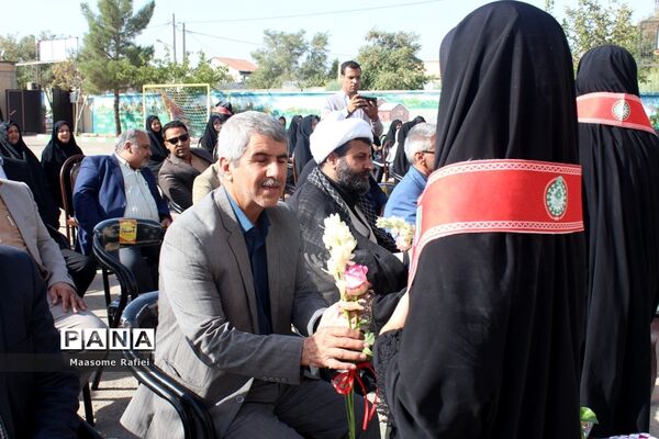 افتتاح مدرسه خیرساز شاهد رهبرنیا در شهرستان گلبهار