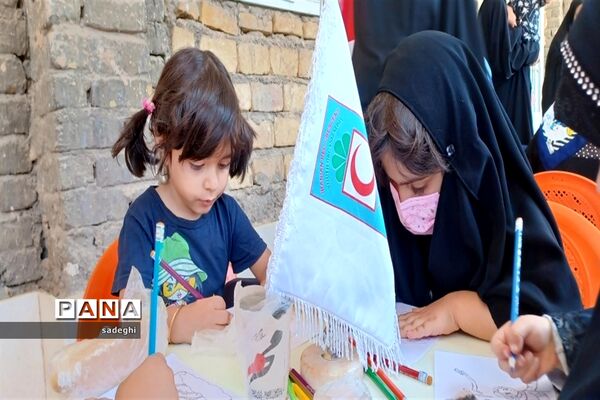 پیاده‌روی جاماندگان اربعین در شهرستان مبارکه استان اصفهان