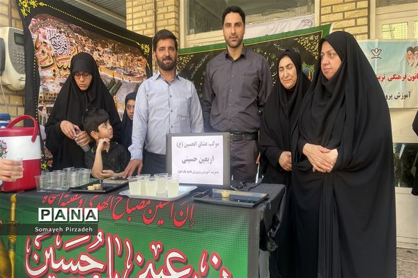 راه‌اندازی موکب اربعین عشاق الحسین (ع) در اداره آموزش و پرورش ناحیه یک اهواز