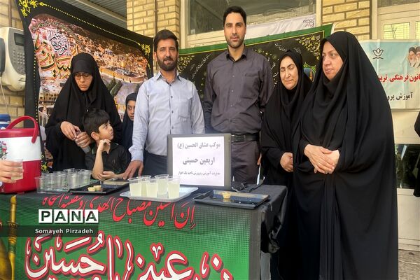 راه‌اندازی موکب اربعین عشاق الحسین (ع) در اداره آموزش و پرورش ناحیه یک اهواز