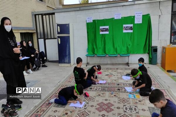 برگزاری همایش کبوتران حرم در اداره ناحیه ۴ شیراز