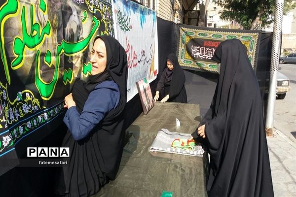 برپایی موکب اربعین حسینی در شهرستان فیروزکوه