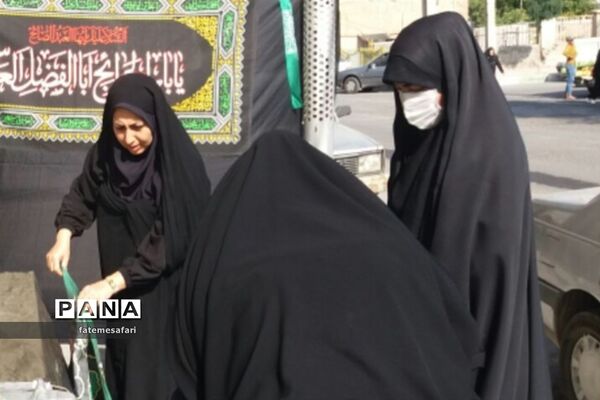 برپایی موکب اربعین حسینی در شهرستان فیروزکوه
