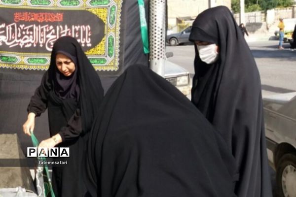 برپایی موکب اربعین حسینی در شهرستان فیروزکوه