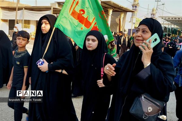 در مسیر بهشت، حضور کودکان و نوجوانان در راهپیمایی اربعین حسینی