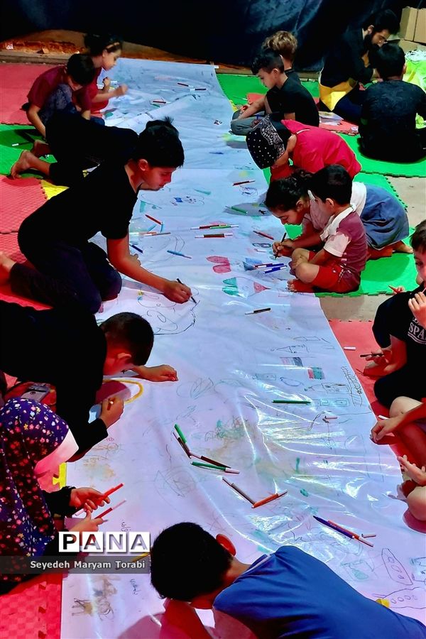 در مسیر بهشت، حضور کودکان و نوجوانان در راهپیمایی اربعین حسینی