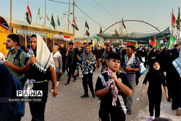 در مسیر بهشت، حضور کودکان و نوجوانان در راهپیمایی اربعین حسینی