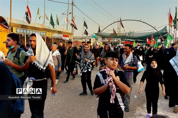 در مسیر بهشت، حضور کودکان و نوجوانان در راهپیمایی اربعین حسینی