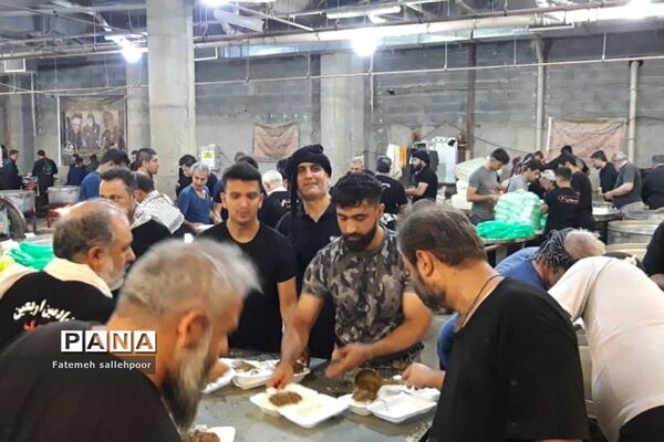 حضور موکب عظیم حسینی ستاد بازسازی عتبات عالیات شهرستان قرچک در نجف