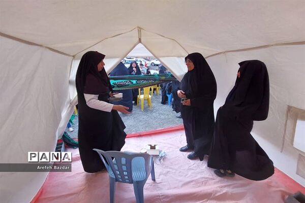 پیاده‌روی جاماندگان اربعین در بلده
