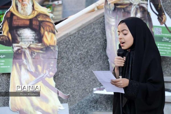 موکب دانش‌آموزی جاماندگان اربعین در تبریز