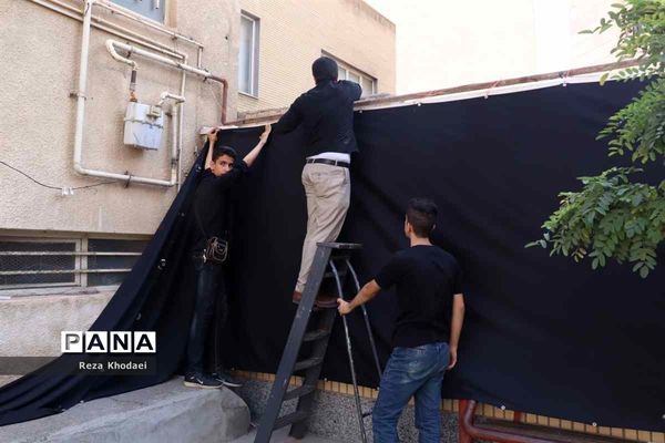 موکب دانش‌آموزی جاماندگان اربعین در تبریز