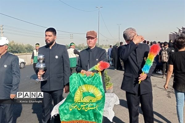 راهپیمایی جاماندگان اربعین حسینی از مسجد جامع شهرستان قرچک به سمت حرم حضرت عبدالعظیم حسنی