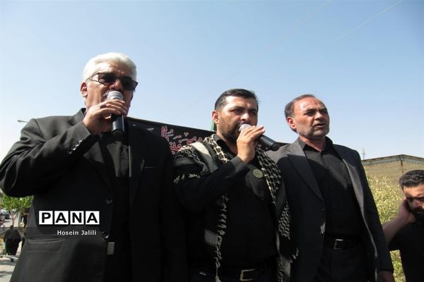 راهپیمایی جاماندگان اربعین حسینی در شهرستان اقلید استان فارس