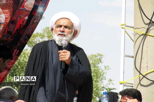 راهپیمایی جاماندگان اربعین حسینی در شهرستان اقلید استان فارس