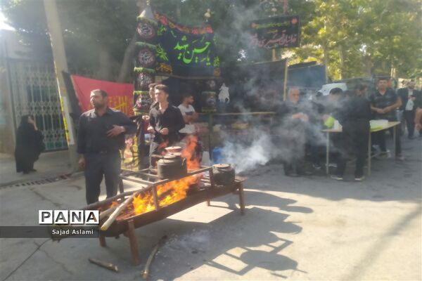 راهپیمایی جاماندگان اربعین حسینی در شهرستان اقلید استان فارس