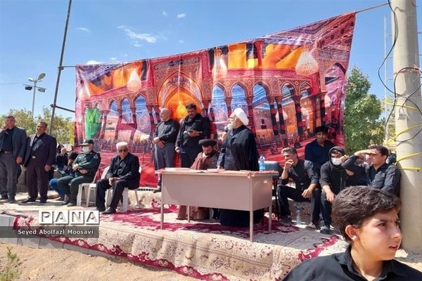 راهپیمایی جاماندگان اربعین حسینی در شهرستان اقلید استان فارس