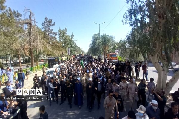 مراسم پیاده‌روی دلدادگان حسینی(ع) در زابل