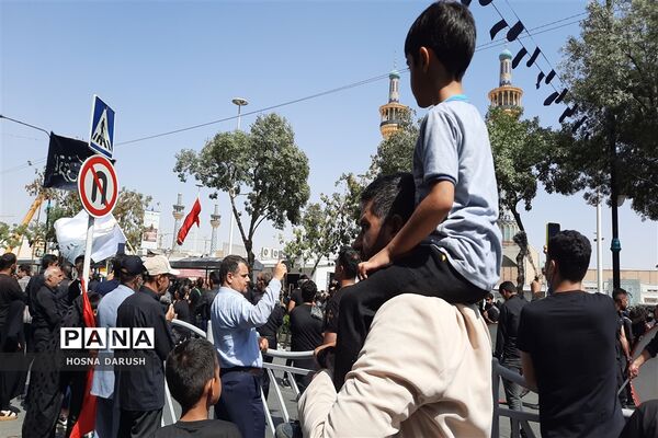 مراسم اربعین حسینی در جوار حرم مطهر رضوی