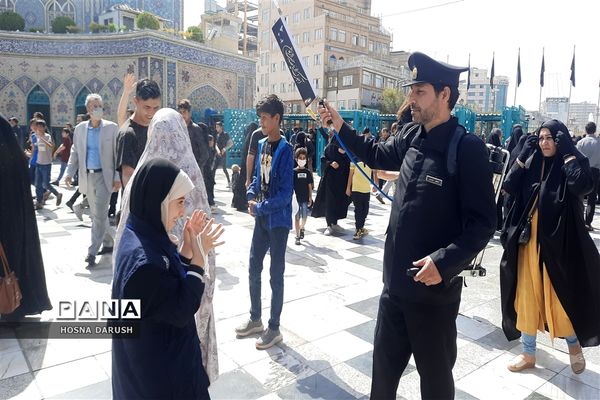 مراسم اربعین حسینی در جوار حرم مطهر رضوی