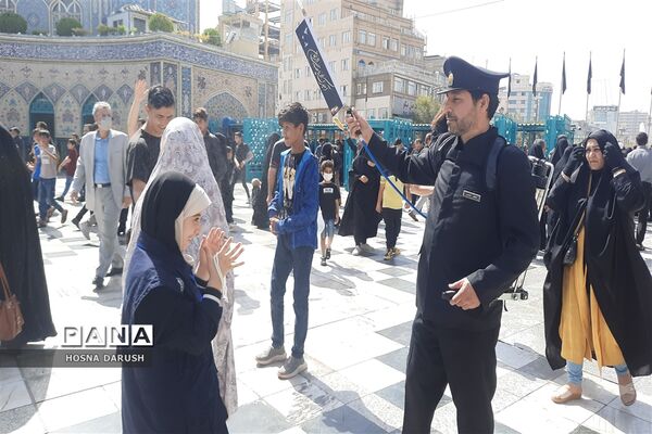 مراسم اربعین حسینی در جوار حرم مطهر رضوی