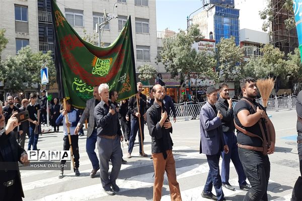 مراسم اربعین حسینی در جوار حرم مطهر رضوی